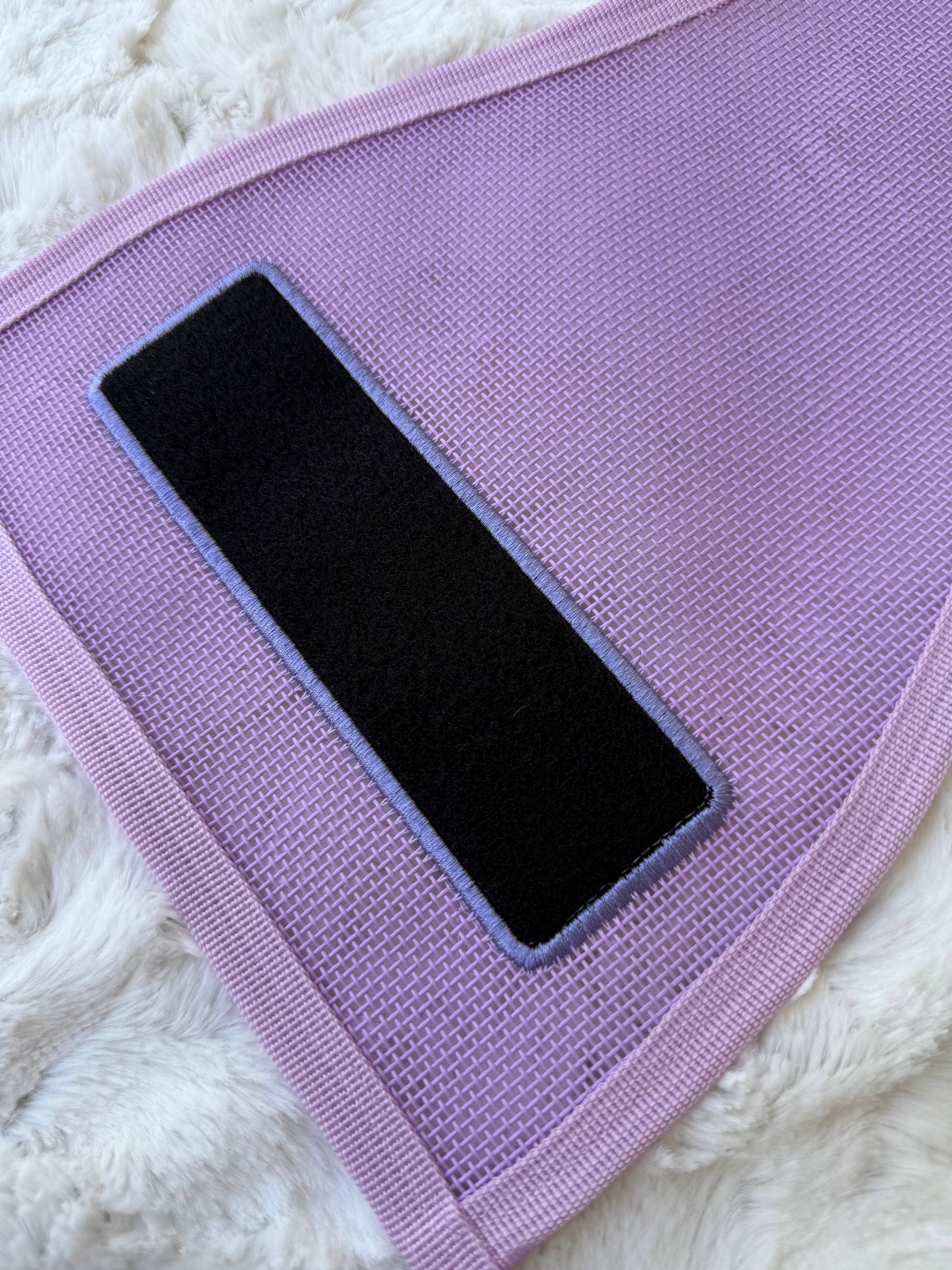 18" Lavender Mesh Vest - Velcro Spots