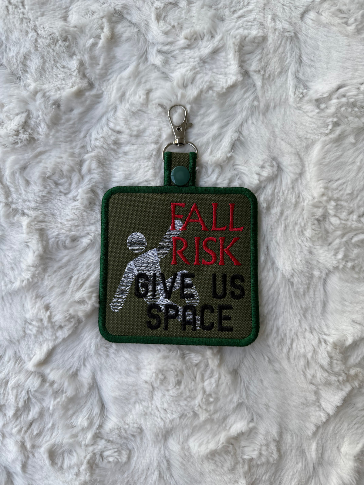 4x4" Fall Risk Tab - SINGLE SIDED