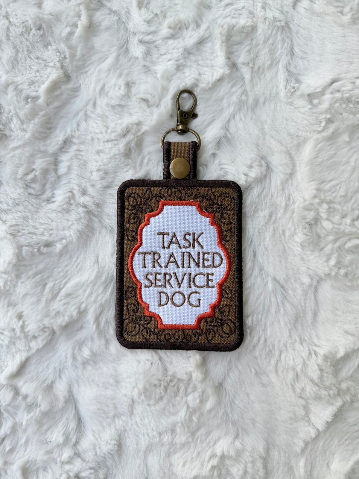 3x4" Task Trained Service Dog Tab - SINGLE SIDED
