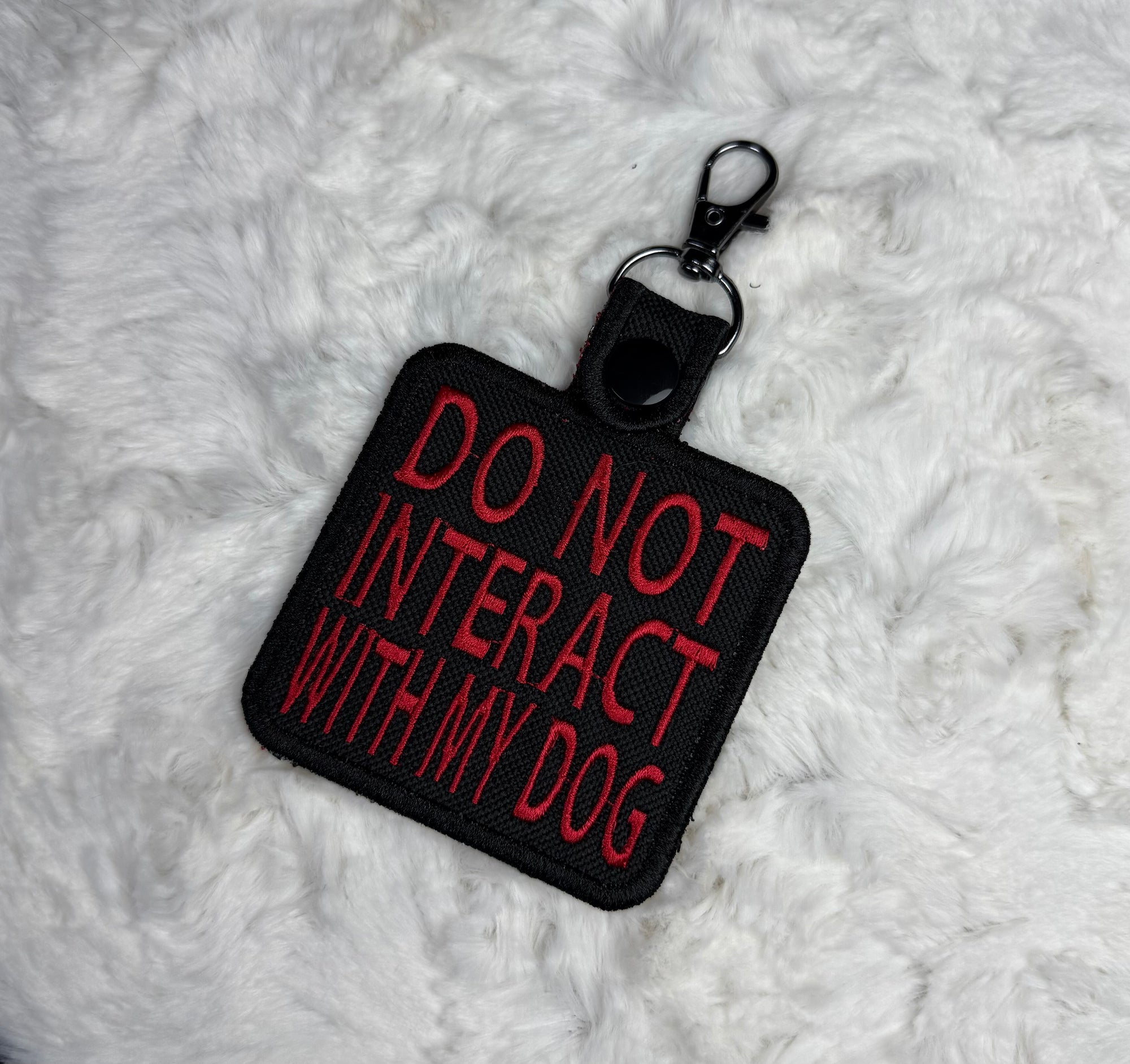 3x3 "Do not interact with my dog" with symbols tab