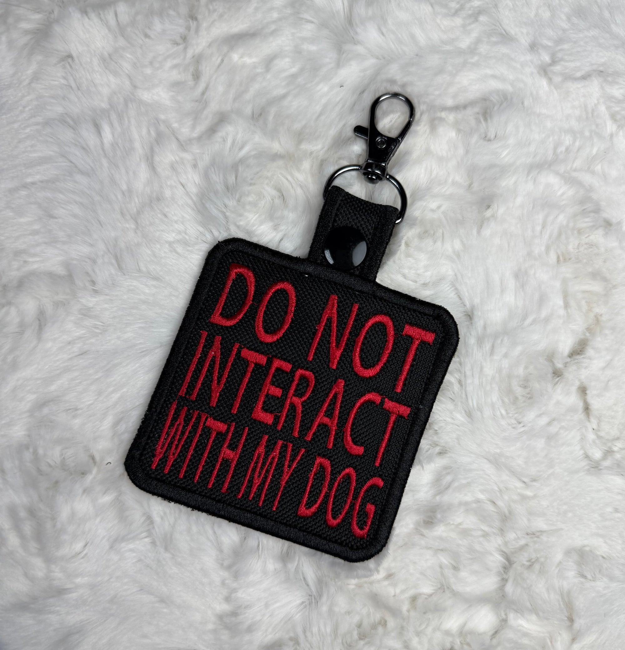 3x3 "Do not interact with my dog" tab