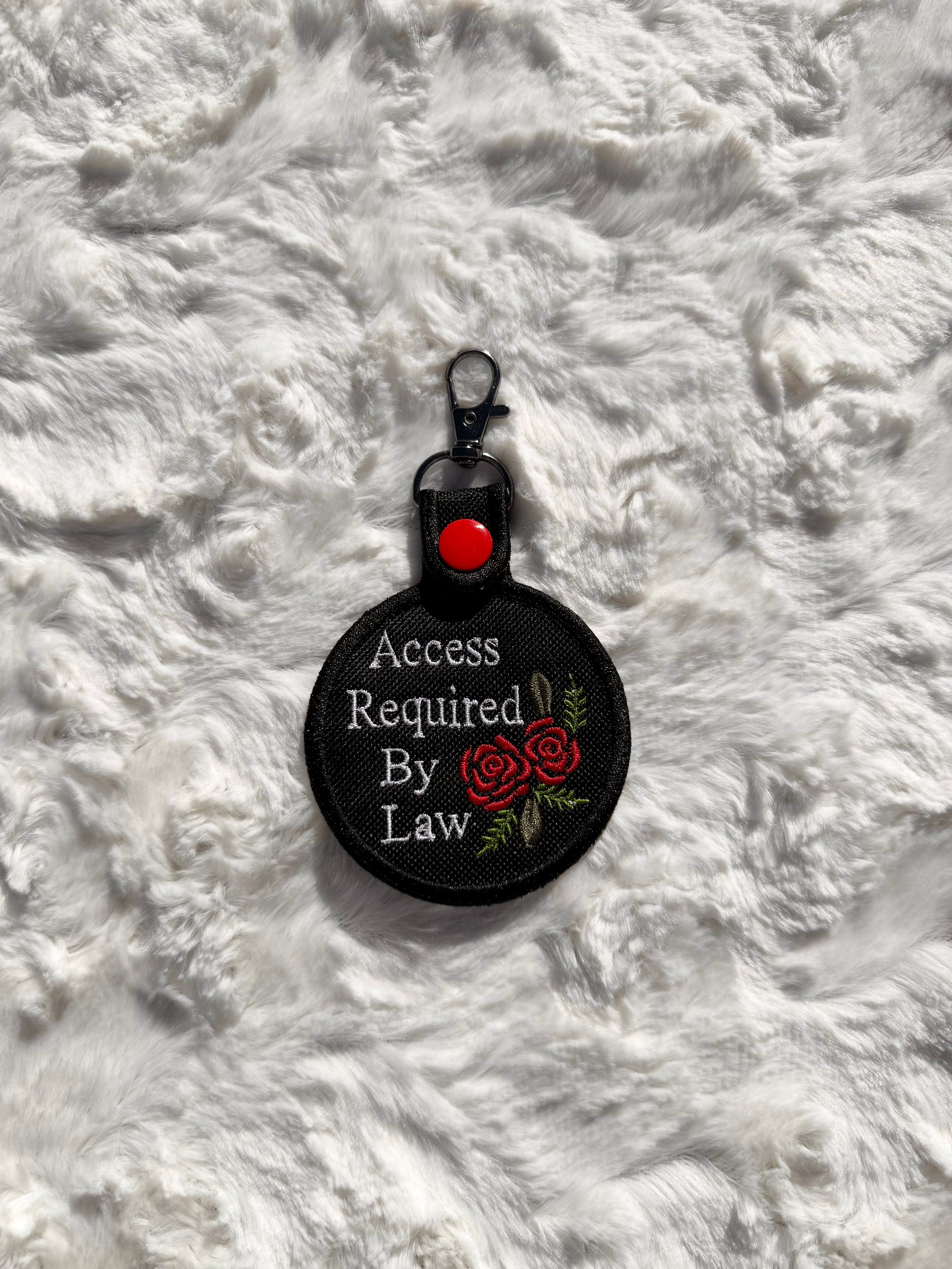 3x3" Rose Tab - 2 SIDED