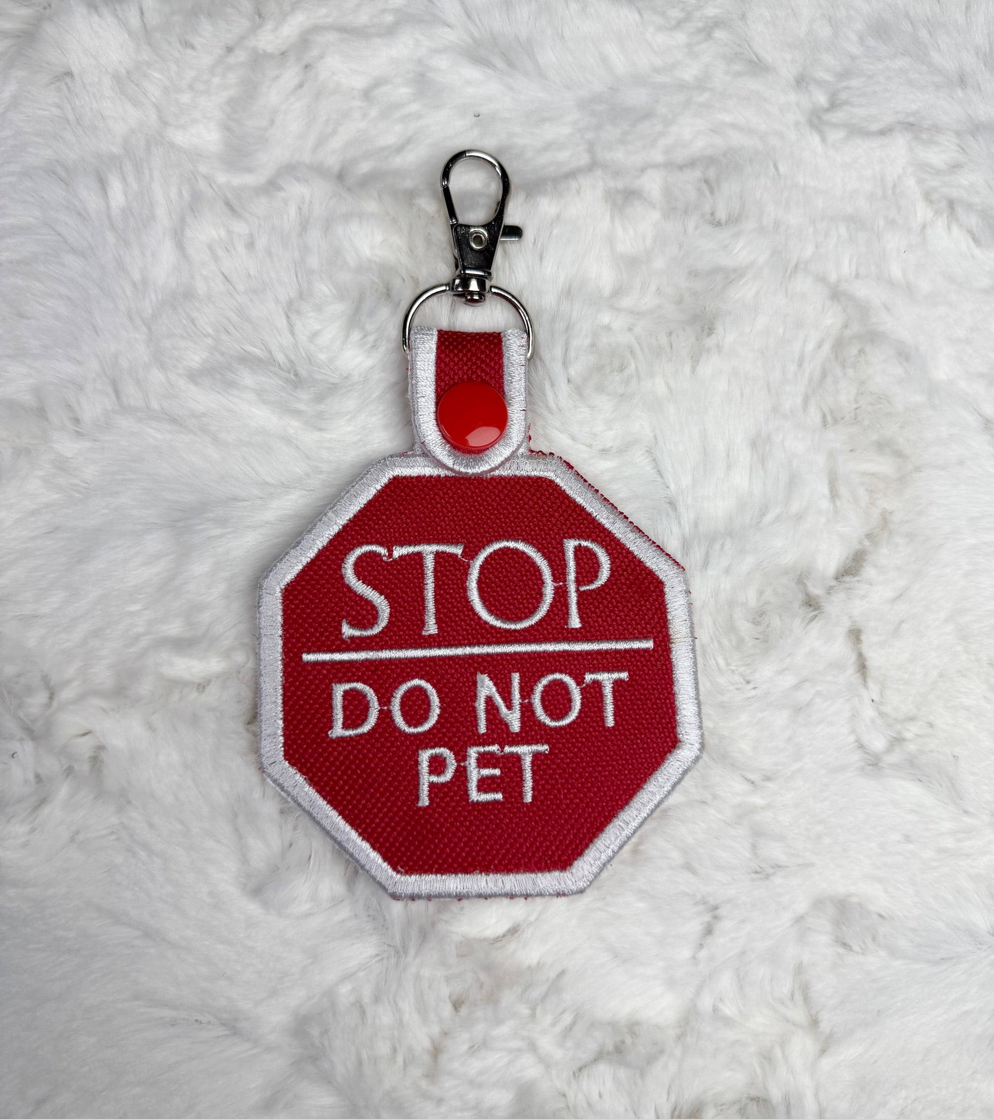 3x3 "Stop" "Do not pet" tab