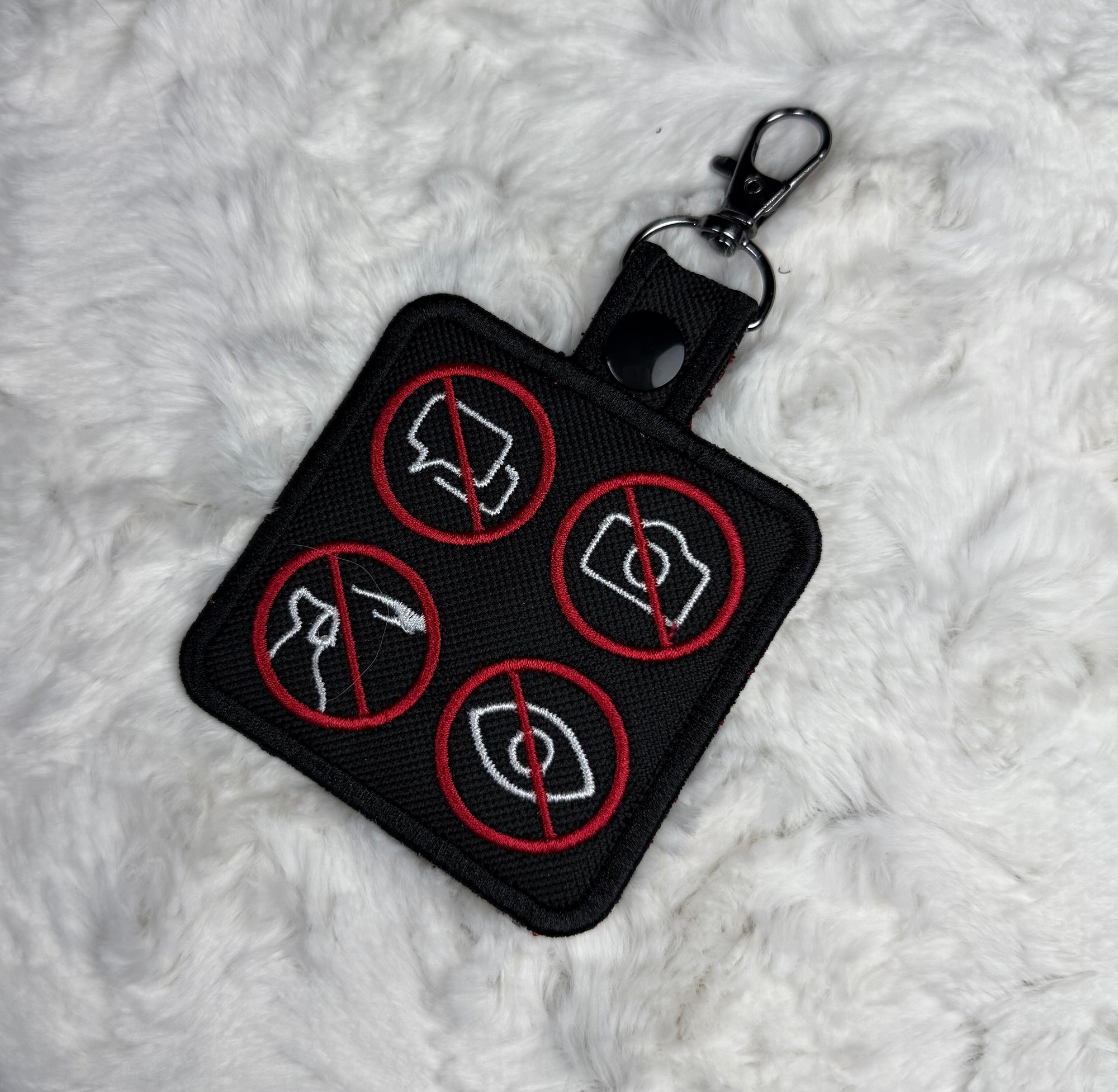 3x3 "Do not interact with my dog" with symbols tab