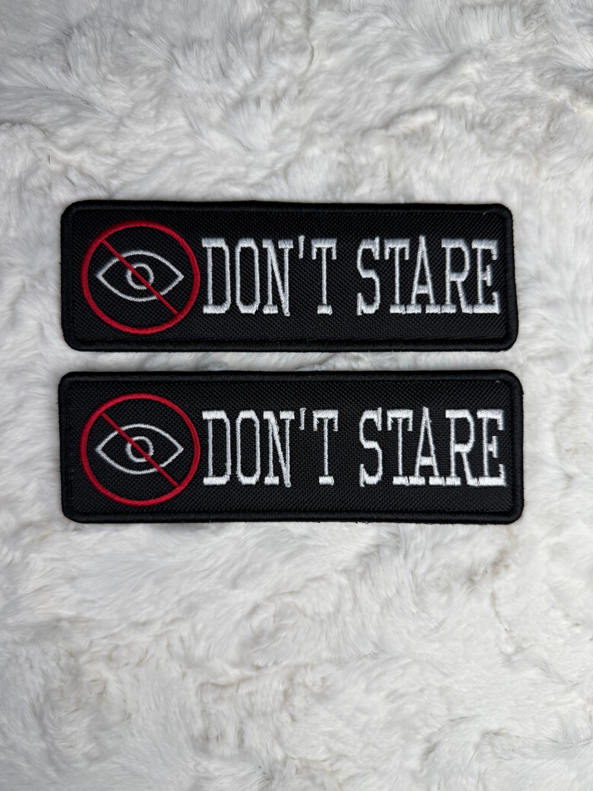 "Don't stare" with symbol