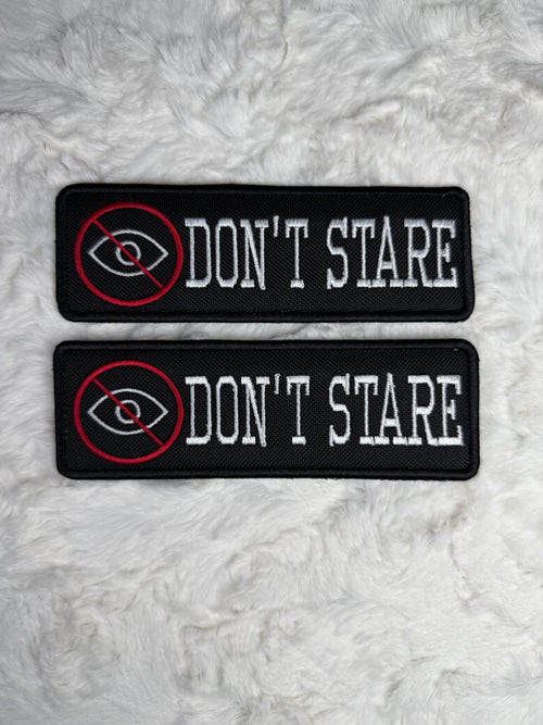 "Don't stare" with symbol